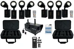 Chauvet Dj Ezpin Zoom Pack 8) Rechargeable Spot Lights+remote+bag+fogger+mic. Fixed Price $833.93.