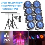 18X18W Waterproof IP65 Led Par Dmx Rgbw 4 Dj Stage Outdoor Lighting. Fixed Price $39.89.