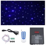 Led Stage Backdrop White & Blue Starlight Curtain Sky Background W/remote. Fixed Price $131.84.