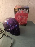 Vintage Lite F/x Translucent Purple Skull Strobe Light W/box-works, Very Good. Fixed Price $34.00.