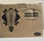 Hession Vintage Edison Light Bulbs Led Filament ST58 E62 Base 4W 2700K 6CT. Fixed Price $15.29.
