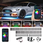 Ledglow 10PC Bluetooth Multi-color Underglow & Interior Underdash Light Kit. Fixed Price $259.99.
