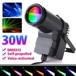 Pin Beam Stage Lighting Led Spotlight Dmx Rgbw Bar Party Dj Disco Ktv. Fixed Price $21.84.
