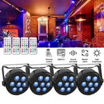 4X King 105W 7 Led 4IN1 Rgbw Can Dmx Show Party Stage Lighting Club. Fixed Price $111.59.