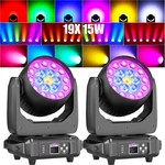 2PCS 19X15W Led Rgbw Zoom Moving Head Beam Light Dj Party Stage Dmx 32CH. Fixed Price $299.99.