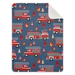 Red Fire Trucks Baby Blanket For Boys Girls Cotton Throw Swaddle Blan.... Fixed Price $36.45.