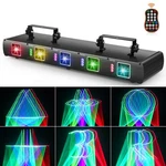 Led 5 Lens Laser Stage Projector Rgbyc Beam Disco Dj Lighting W/remote. Fixed Price $139.99.