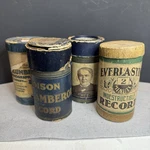 Edison Cylinders Lot Of 3 Plus Extra Case Various Titles See Description. Fixed Price $37.00.