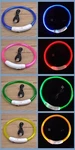 Glow Rechargeable Hard Tube Collar W/charger Cable Dog Pet Coz Play Light Up. Fixed Price $13.64.