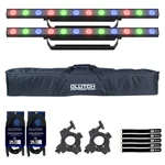 Chauvet Dj Colorband Pix Ils Tri-color Rgb Strip Light Fixtures Pair W Bag. Fixed Price $675.40.