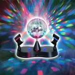 Lumisource Mirror Madness Disco Ball Lamp Strobe Multi Color Led New In Box. Fixed Price $29.95.