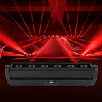 6 Eyes Led Stage Light Moving Head Beam Red Laser Projector Dmx Dj Party. Fixed Price $241.70.