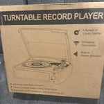 Wockoder Vintage Bluetooth Turntable (retro Black). Fixed Price $27.00.