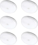 New Mr. Beams 6PK Motion Activated Wireless Led Puck Lights White MB800. Fixed Price $24.99.