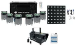 Adj Element H6 Pak Chr (6) Rgbaw+uv Wireless Dmx Wash Lights+fogger+effect. Fixed Price $2979.99.