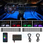Ledglow Bluetooth 6PC Million Color Interior Light Kit Smartphone Control. Fixed Price $114.99.