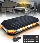 Lumenix Rooftop Strobe Beacon Lights Bar W/controller, American White Amber. Fixed Price $103.98.
