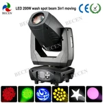 Becen 200W 3IN1 Led Moving Head Spot Wash Dj Stage Lighting. Fixed Price $499.00.