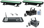 (2) American Dj Encore LB15 Outdoor Led Wireless Dmx Strip Lights+control+hazer. Fixed Price $2599.98.