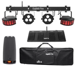 Chauvet Dj Gigbar Flex W/ DERBY+(2) Par Can Lights+footswitch+rockship. Fixed Price $539.99.