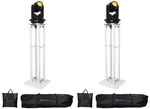 (2) American Adj Vizi Beam RX2 Wireless Dmx Moving Head Lights+totem Stands. Fixed Price $2284.80.