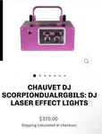 Chauvet Dj Scorpion Dual Rgb Ils Laser Effect Light Dmx Multicolor W/ Display. Fixed Price $250.23.
