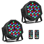 Lalucenatz LA-005 36W Rgb Rechargeable Par Can Lights 2PACK Dmx. Fixed Price $179.99.