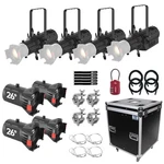 Chauvet Professional Ovation E-260WW Spotlights With Lenses 4-PACK. Fixed Price $6740.40.