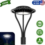 Kukuppo 100W Led Post Top Dusk Dawn Parking Lot Circular Area Lighting. Fixed Price $133.87.