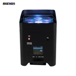 Shehds Rechargeable 6X18W Rgbwa+uv 6IN1 Wifi App Wireless Control Led Par Light. Fixed Price $179.00.