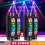 2PCS Spider Moving Head DMX512 Rgbw 8LED Dj Disco Stage Party Club Lights. Fixed Price $69.98.
