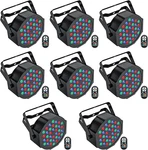 Led Par Lights Dj Stage Rgb 36 With Sound Activated Remote Control. Fixed Price $290.30.