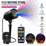 Outdoor Christmas Laser Projector Light Rgb Moving Stars Waterproof Halloween. Fixed Price $16.99.