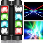 Stage Light, Moving Head Dj For Parties, Rgbw 8X3W Spider Led Sound. Fixed Price $126.99.