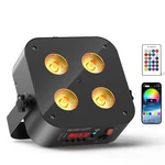 Uking 4X25W Light Beam Stage Led Rgbwa Uv DMX512 Party Dj Disco. Fixed Price $66.49.