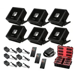 Jmaz Mad Par Bulls Ip 6-PACK Ith Case/remotes/diffuser Filters/chargers. Fixed Price $1499.95.