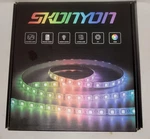 Skonyon 16.4FT (5M) Rgb Led Light Strip With Ir Remote. Fixed Price $17.00.
