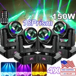150W Led Moving Head Lights 18PRISM Rgbw Gobo Beam Stage Spot Dj Disco Dmx. Fixed Price $99.99.