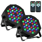 Litake Dj Par Lights, Rgb 36 Led Stage Sound Activated,remote & Dmx Co.... Fixed Price $77.42.