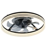 Letry 18" Rgb Ceiling Fan With Light Dimmable Remote Control Smart Led. Fixed Price $75.00.