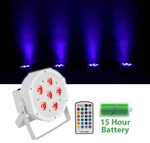 Rockville Battery Par 6RF White Rgbwa+uv Wireless Dmx Led Wash Light+rf Remote. Fixed Price $89.95.