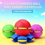 Magic Meta Bounce Ball 2-IN-1 Flying Saucer Transforming Led Bouncy Toy Kids Pet. Fixed Price $12.99.