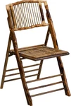 American Champion Folding Chair Natural Wood Finish Event Seating Bamboo. Fixed Price $93.55.