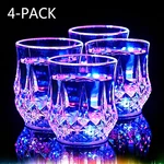 6 Packs Flash Light Cups Liquid Activated Multicolor Led Glasses Fun. Fixed Price $19.99.