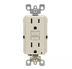 Leviton 15A Self-test Smartlockpro Slim Duplex Gfci Outlet Light Almond GFNT1-T. Fixed Price $12.99.