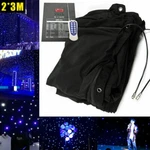 10X6.5FT Stage Star Light Led Backdrop Wedding Party Curtain Retardant Dj Pub. Fixed Price $81.99.