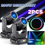 200W Led Moving Head Lights 8PRISM Rgbw Gobo Beam Spot Dj Disco Dmx &case. Fixed Price $352.91.