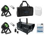 (2) American Adj Encore LP5IP Outdoor Rgbl Led Dmx Par Wash Lights+fogger+bag. Fixed Price $859.98.
