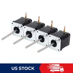 NEMA17 High Temp Stepper Motor 55NCM(78OZ.IN) 55MM Round Shaft 17HS19-2504S-H-V1. Fixed Price $29.00.